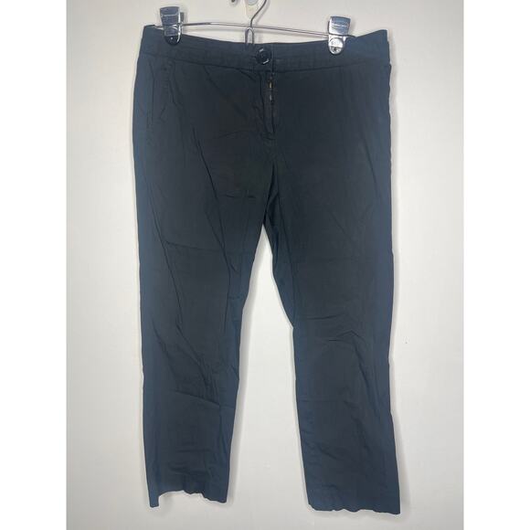 Tory Burch Black Straight legged Pants Womens Size 4 - Picture 1 of 7